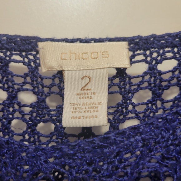 Chico's Size 2 Shirt - Picture 3 of 4